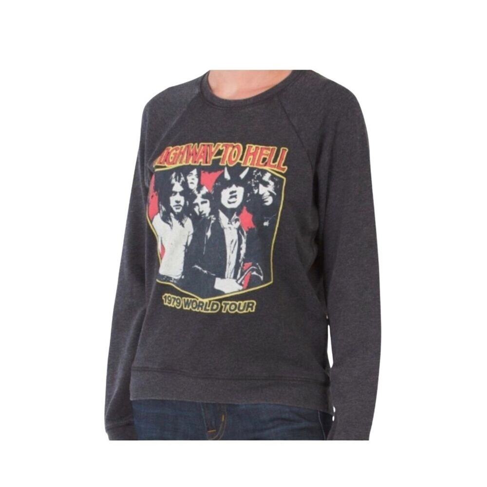 Lucky Brand‎ AC/DC Highway To Hell Pullover Sweatshirt Sweater Size Medium New